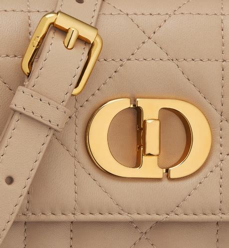 Dior Groove 17 Nano Bag Biscuit Macrocannage Calfskin 